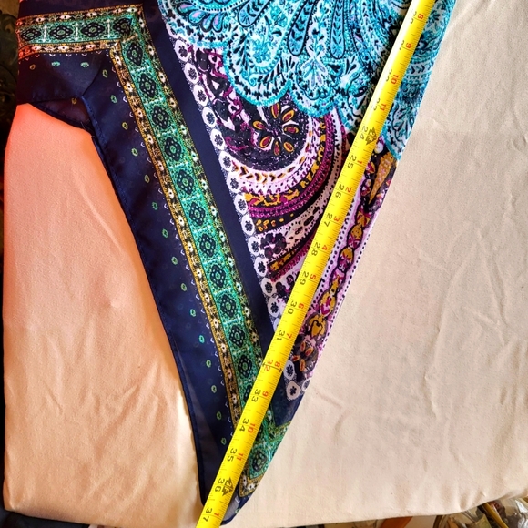 AB Studio Boho Paisley Print Summer Dress - Picture 15 of 16